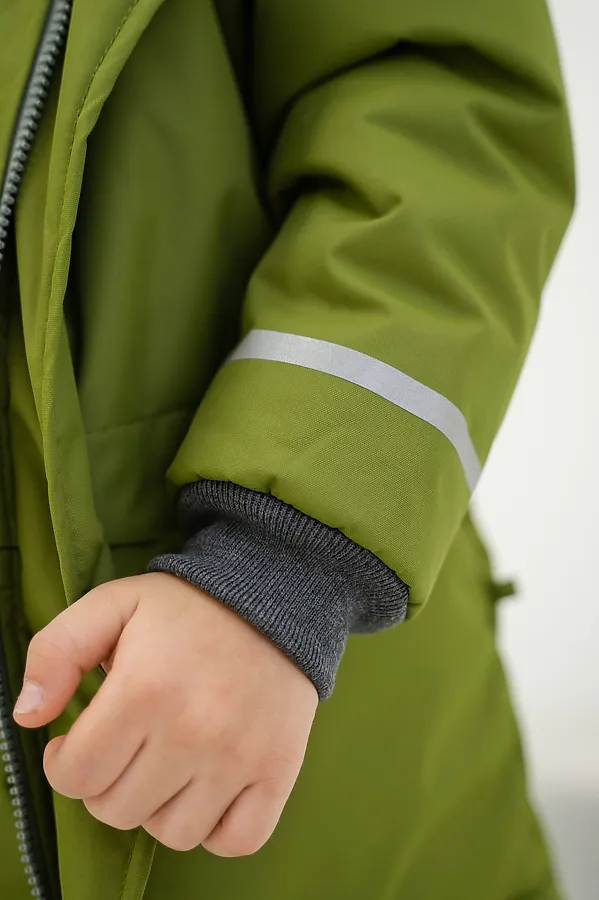 Куртка-парка Super грин MINIDINO, грин - фото 2