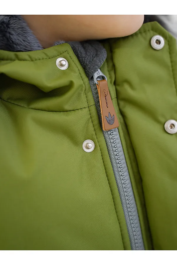 Куртка-парка Super грин MINIDINO, грин - фото 2