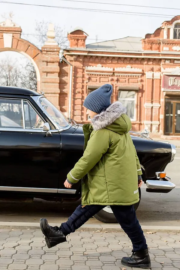 Куртка-парка Super грин MINIDINO, грин - фото 2