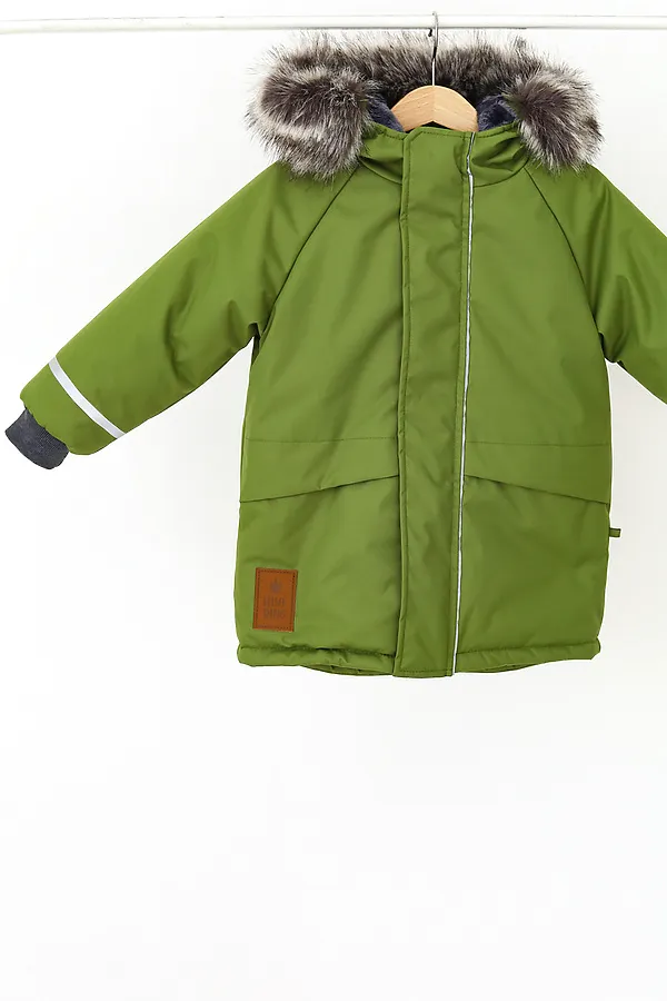 Куртка-парка Super грин MINIDINO, грин - фото 2