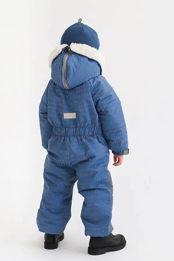 Комбинезон Космос зима деним MINIDINO, деним - фото 2