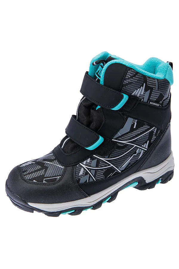 Ботинки PLAYTODAY, черный,голубой - фото 2