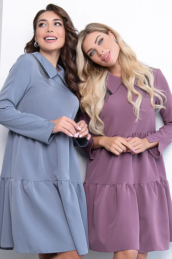 Платье "Лайма" LADY TAIGA, грей - фото 2