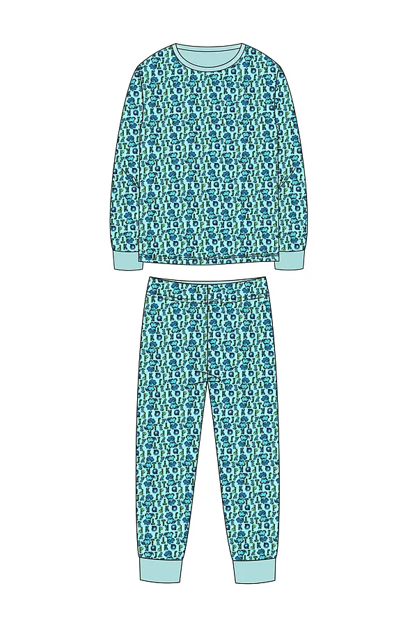 Пижама ИВАШКА, голубой - фото 2