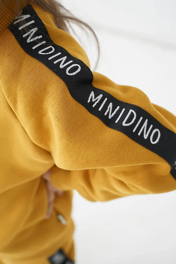 Комплект Лампасы футер горчица MINIDINO, горчица - фото 2