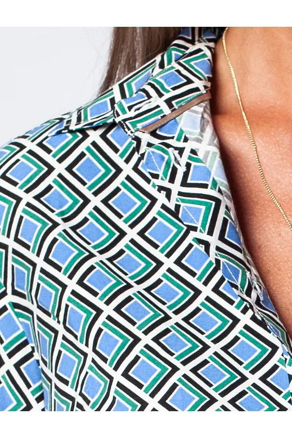 Платье VILATTE, сине-зеленый - фото 2