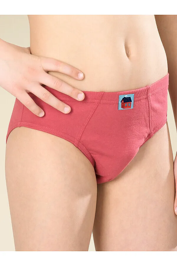 Трусы 3шт. PELICAN, бордовый/красный/темно-синий - фото 2