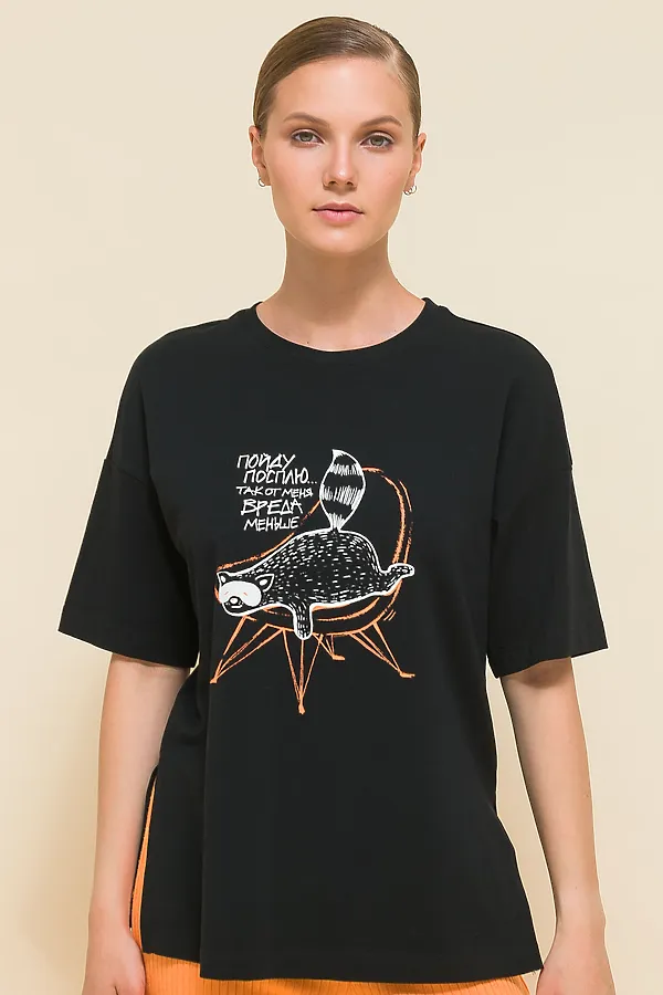 Футболка PELICAN, черный - фото 2