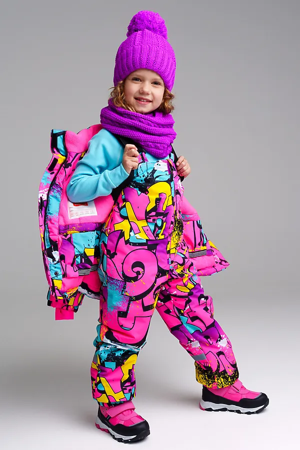 Комплект (шапка, снуд) PLAYTODAY, малиновый - фото 2