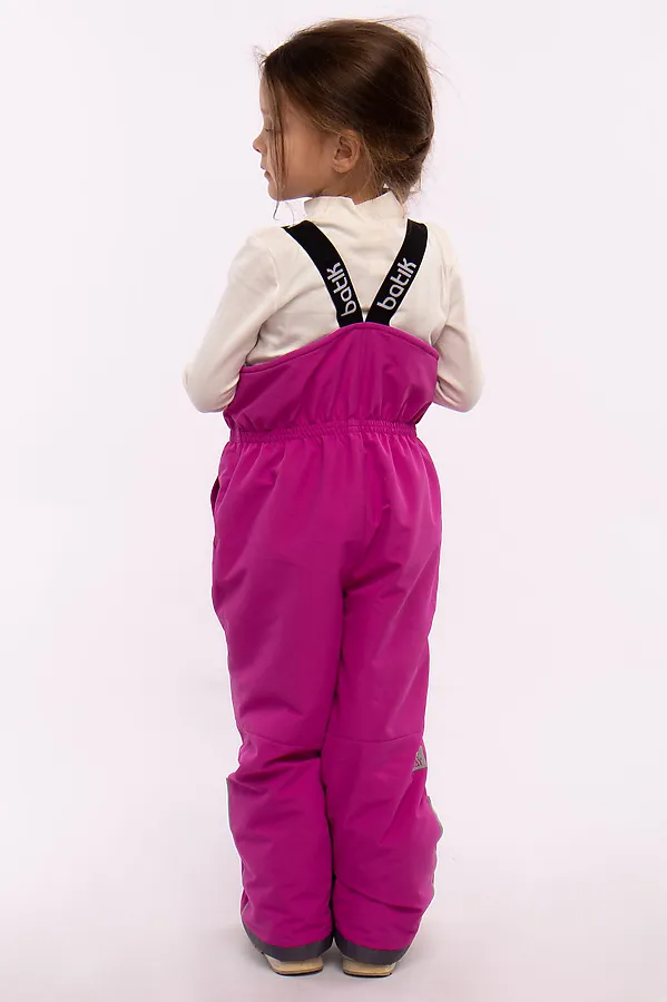 Комплект (Куртка+Полукомбинезон) BATIK, цветы сиреневые - фото 2