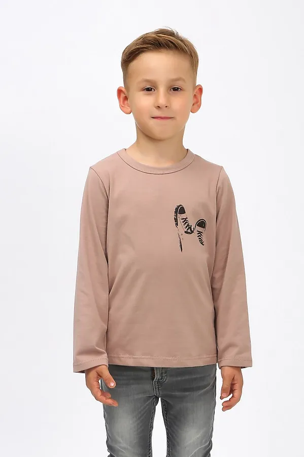 Лонгслив "Кеды" кофе МАТВЕЙКА, кофе - фото 2