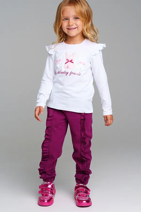 Лонгслив PLAYTODAY, белый - фото 2