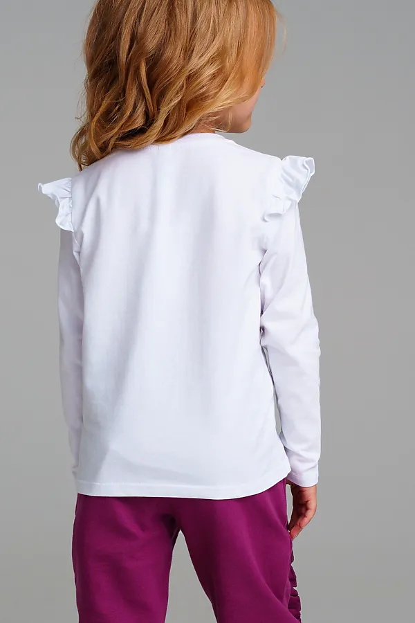 Лонгслив PLAYTODAY, белый - фото 2
