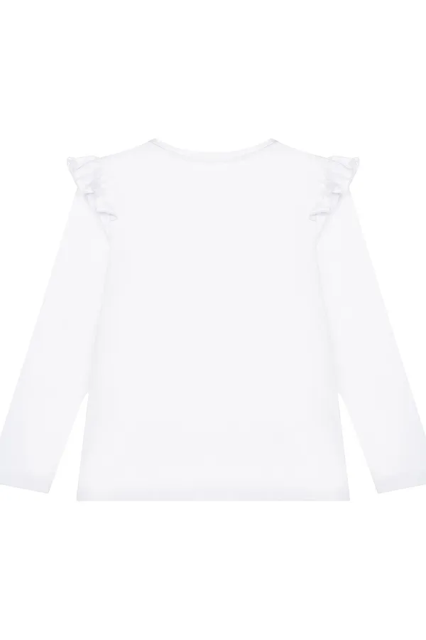 Лонгслив PLAYTODAY, белый - фото 2