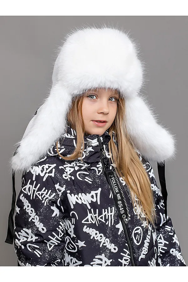 Шапка-ушанка BATIK, белый - фото 2