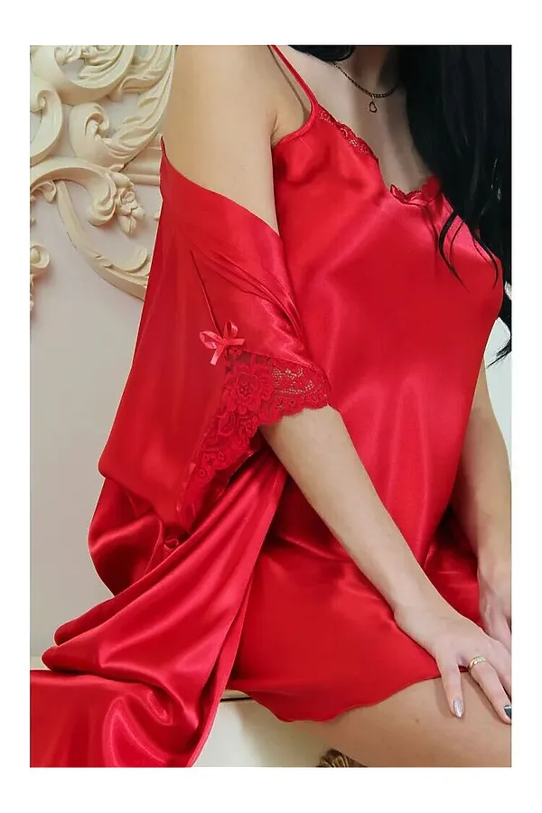 Халат FELISSE, красный - фото 2