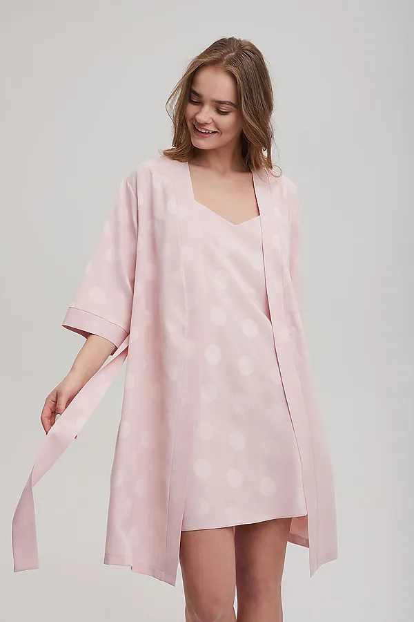 Пеньюар MILAVITSA, розовый жемчуг - фото 2