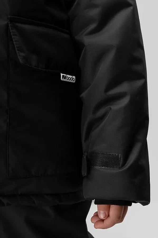 Костюм (Куртка+Полукомбинезон) BODO, черный - фото 2