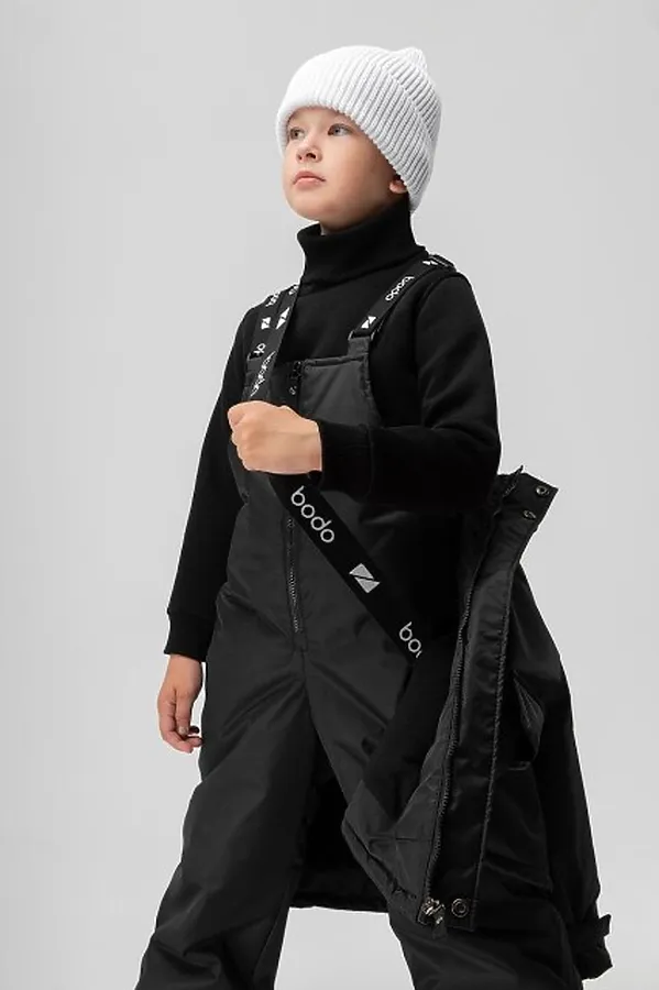Костюм (Куртка+Полукомбинезон) BODO, черный - фото 2