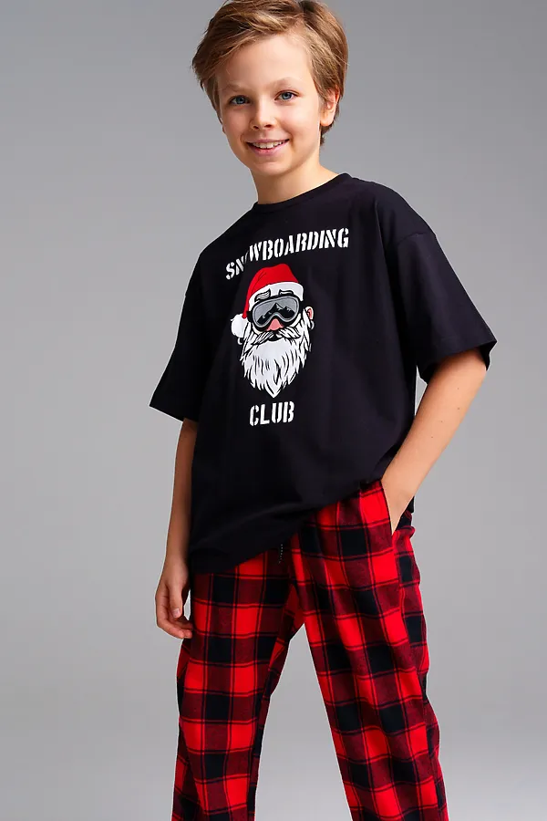 Пижама PLAYTODAY, черный,цветной - фото 2