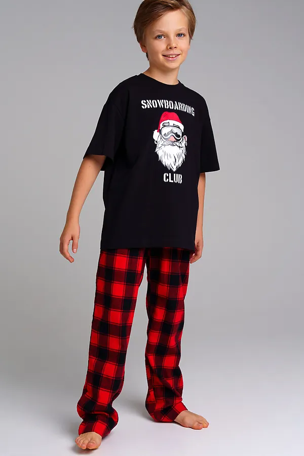 Пижама PLAYTODAY, черный,цветной - фото 2