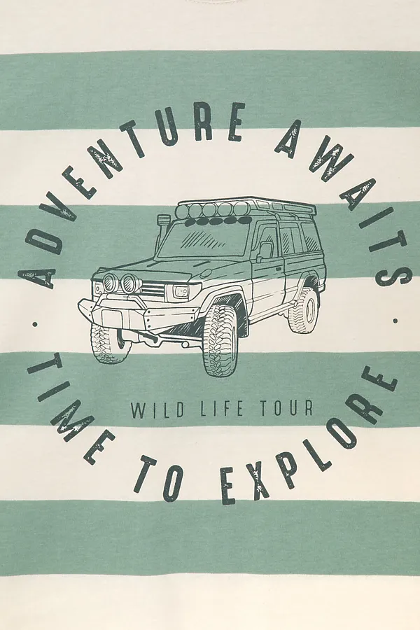 Джемпер  CROCKID, бежевый,полынь,полоска к426 - фото 2