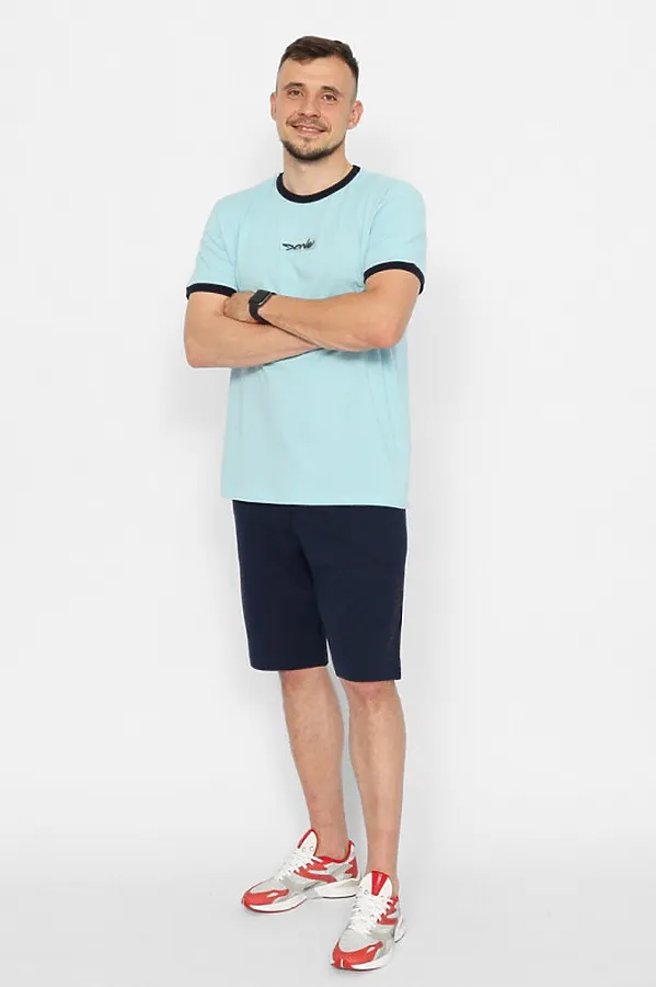 Футболка CRB, голубой - фото 2