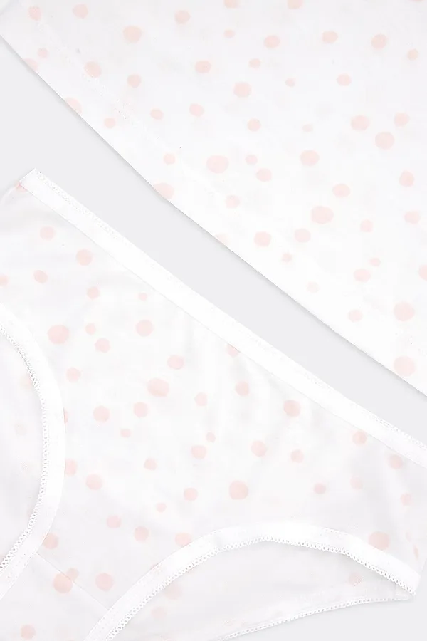 Бельевой комплект MARK FORMELLE, горошек на белом - фото 2