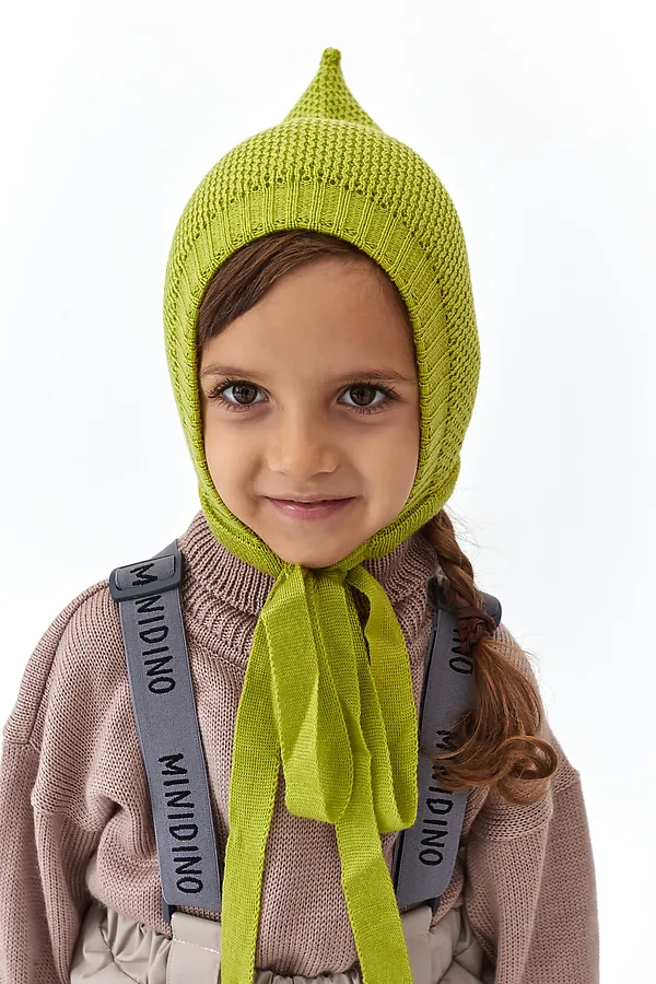Шапка Гном фисташка MINIDINO, фисташка - фото 2