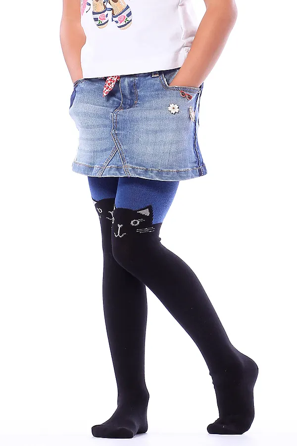 Колготки GIULIA, деним - фото 2