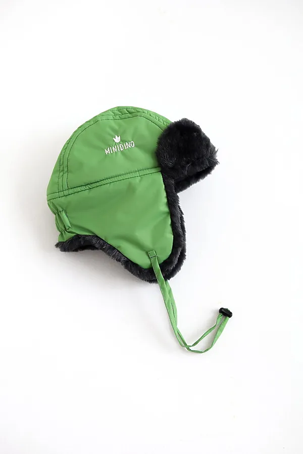 Шапка-ушанка трава MINIDINO, трава - фото 2