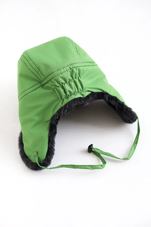 Шапка-ушанка трава MINIDINO, трава - фото 2