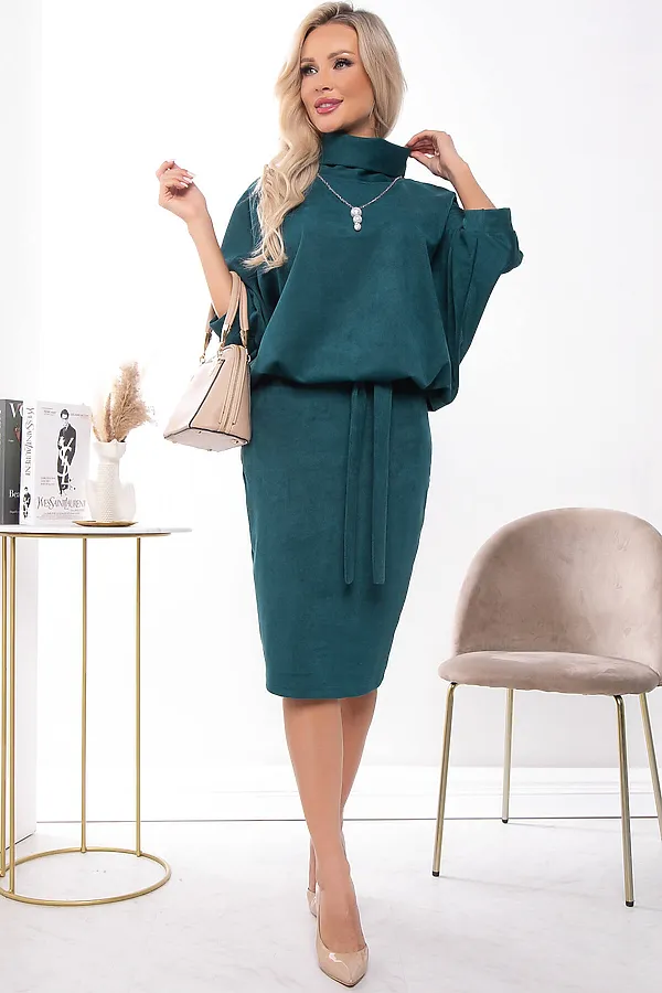 Платье "Антония" LADY TAIGA, изумруд - фото 2