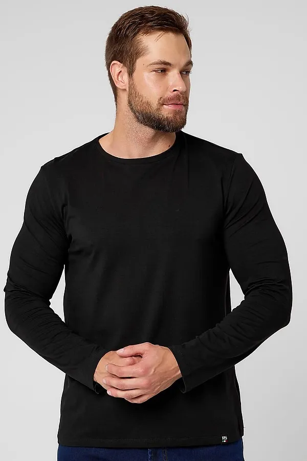 Лонгслив F5, черный - фото 2