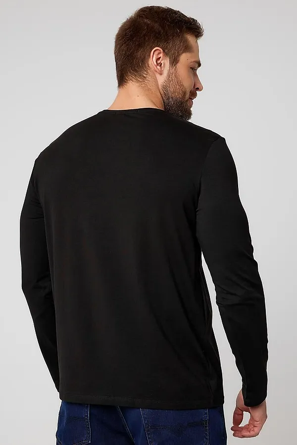 Лонгслив F5, черный - фото 2