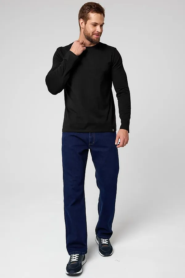 Лонгслив F5, черный - фото 2