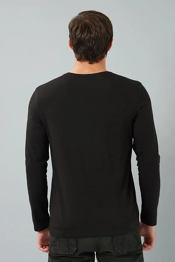 Лонгслив F5, черный - фото 2