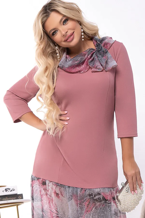 Платье "Влада" LADY TAIGA, пыльная роза - фото 2