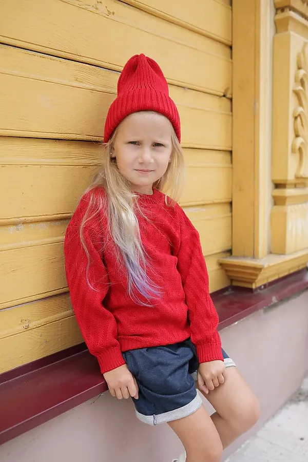 Шапка Тыковка красный MINIDINO, красный - фото 2