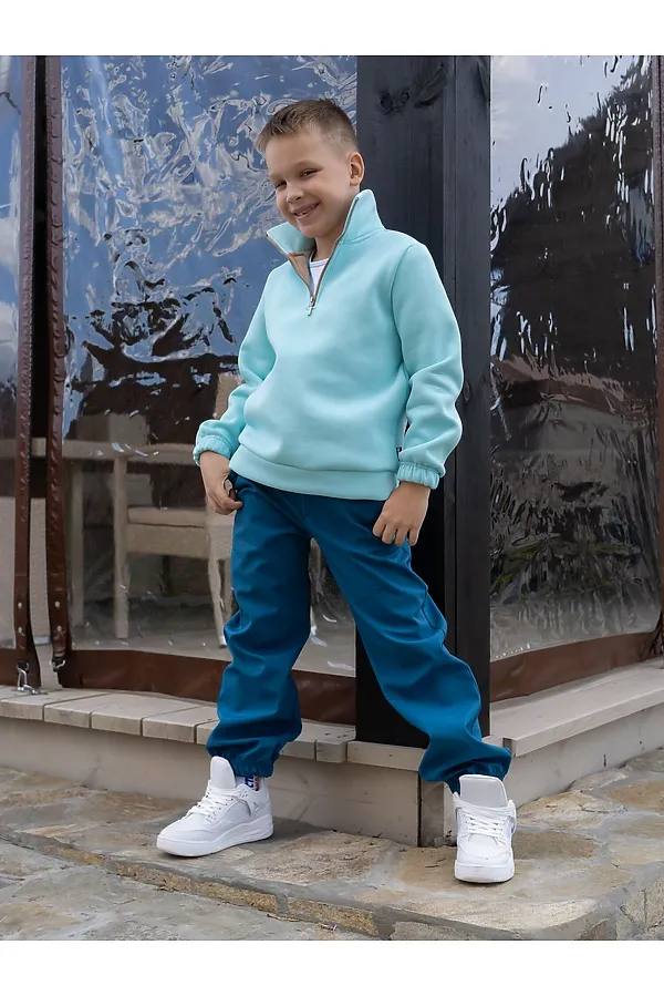 Брюки LOOKLIE, петроль - фото 2