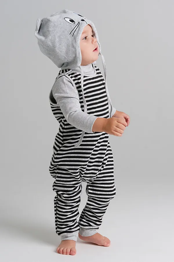 Шапка PLAYTODAY, серый меланж - фото 2