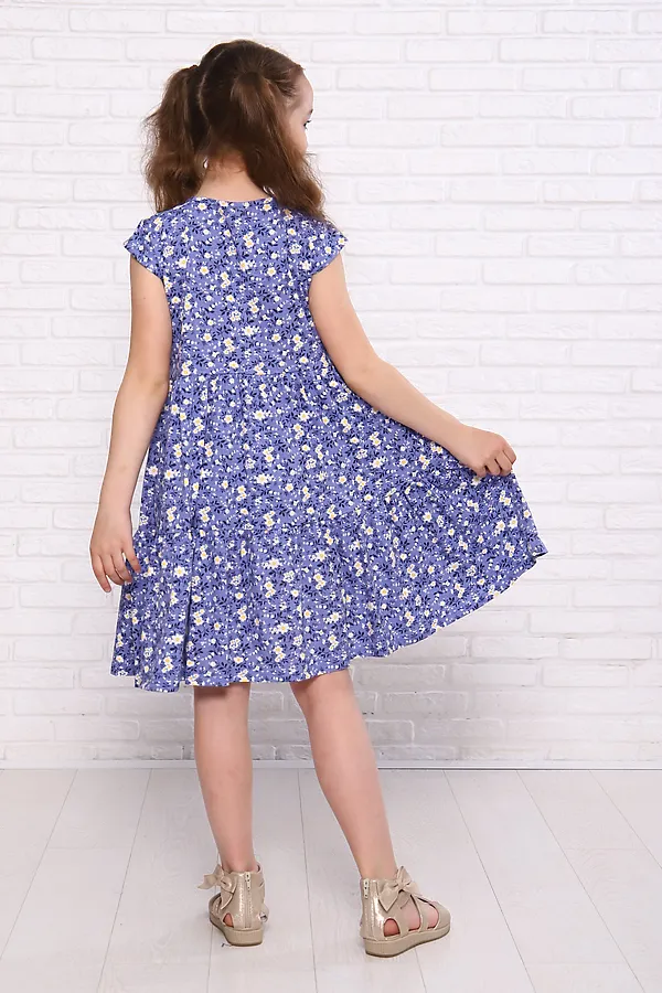 Платье Славянка НАТАЛИ, васильковый - фото 2