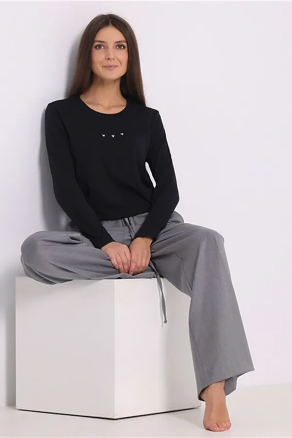 Лонгслив  АПРЕЛЬ, черный - фото 2