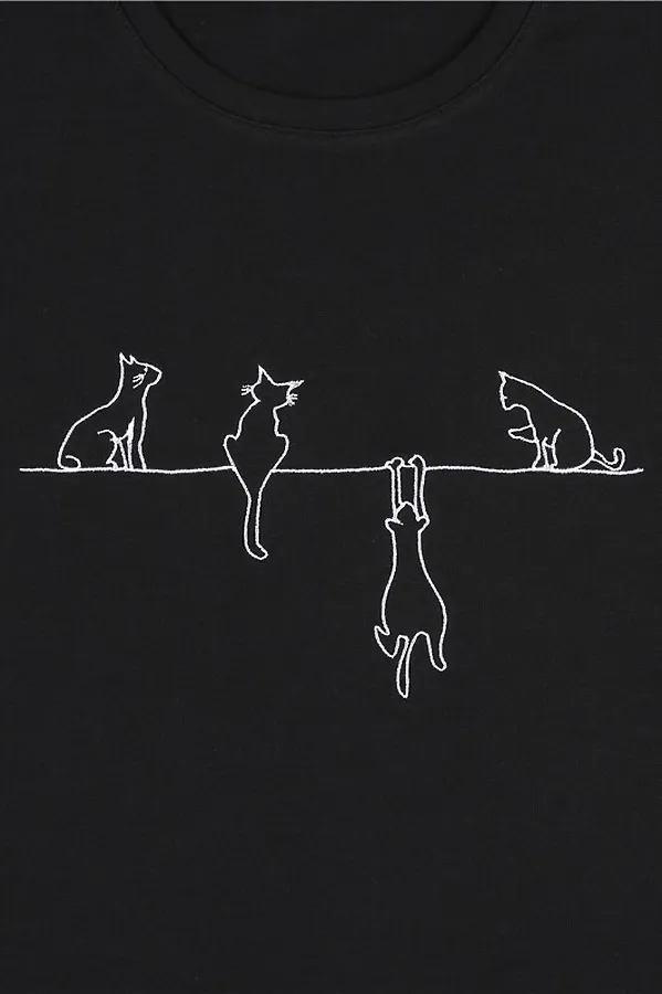 Лонгслив  АПРЕЛЬ, черный - фото 2