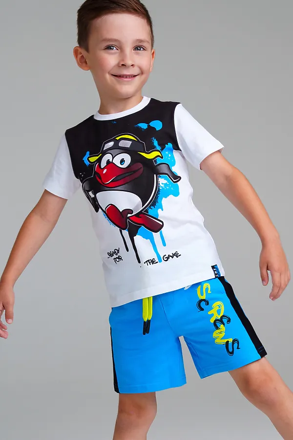 Комплект (Футболка + Шорты) PLAYTODAY, цветной - фото 2