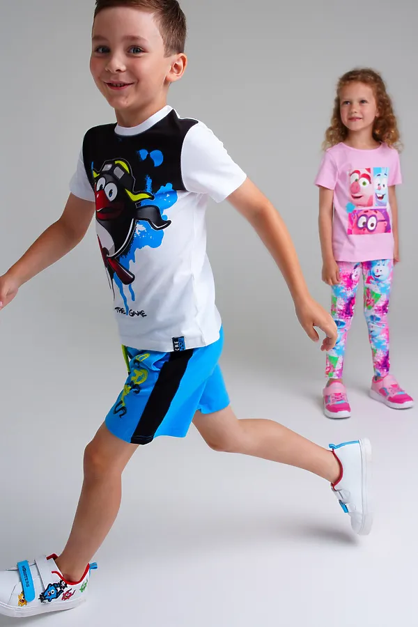 Комплект (Футболка + Шорты) PLAYTODAY, цветной - фото 2