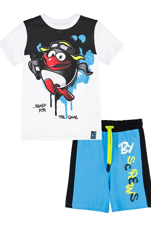 Комплект (Футболка + Шорты) PLAYTODAY, цветной - фото 2