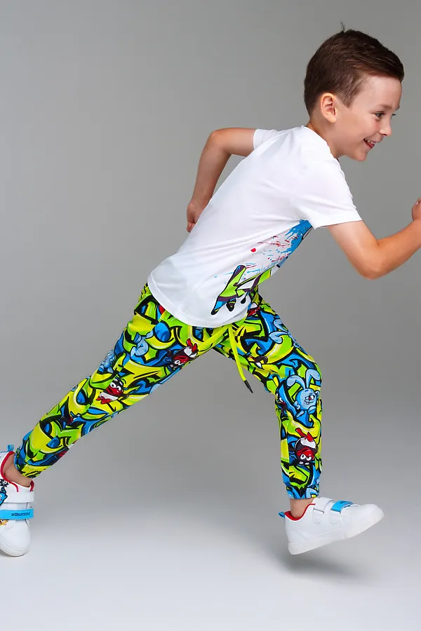 Комплект (Футболка + Брюки) PLAYTODAY, цветной - фото 2