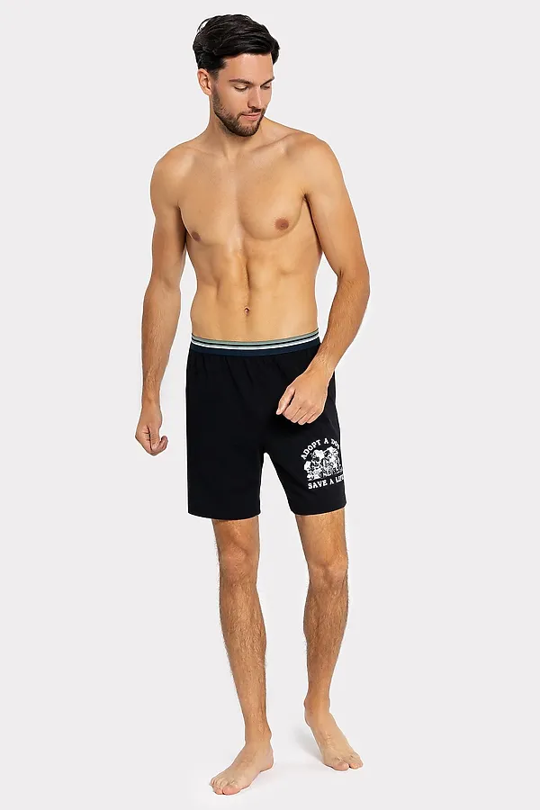 Шорты  MARK FORMELLE, черный +печать1 - фото 2