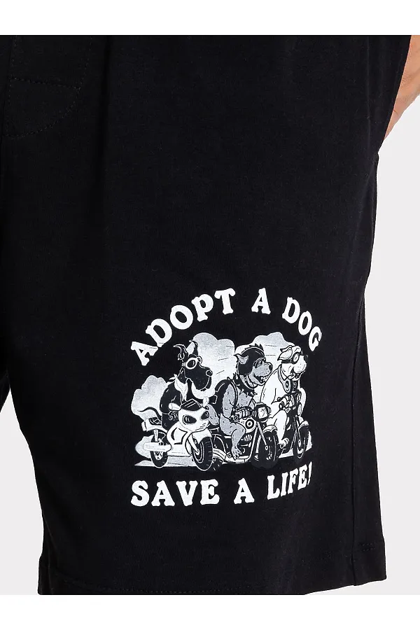 Шорты  MARK FORMELLE, черный +печать1 - фото 2